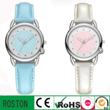 Leather Strap Japan Quartz Movement Kids Gift Watch